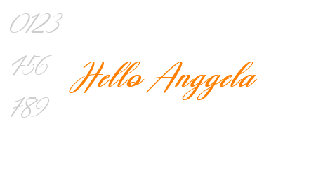 Hello Anggela