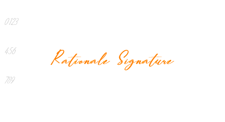 Rationale Signature