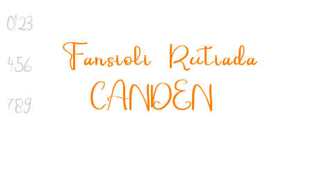 Fansioli Rutiada CANDEN