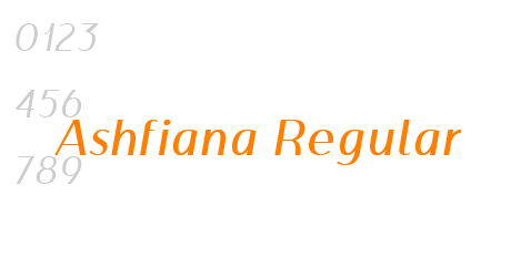 Ashfiana Regular