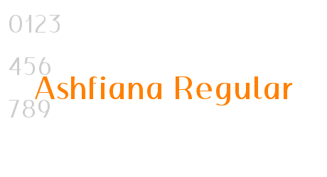 Ashfiana Regular