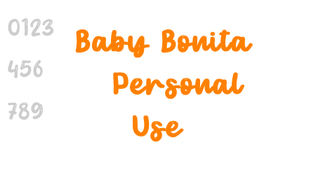 Baby Bonita – Personal Use