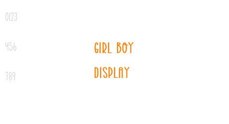Girl Boy Display