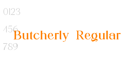 Butcherly Regular