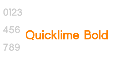 Quicklime Bold