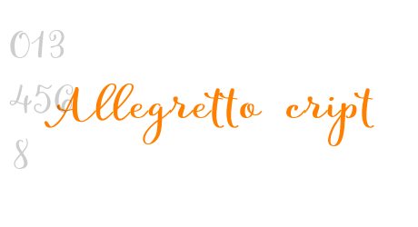 Allegretto Script