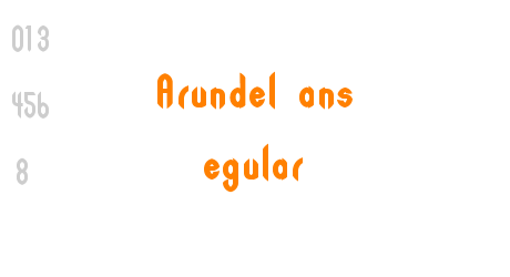 Arundel Sans Regular