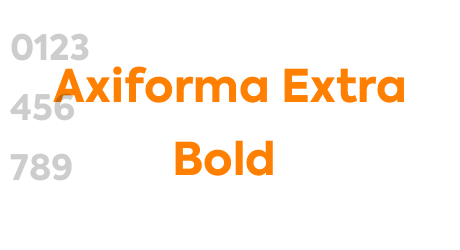 Axiforma Extra Bold