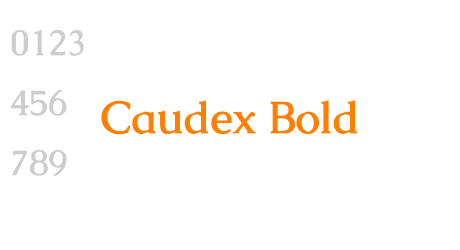 Caudex Bold