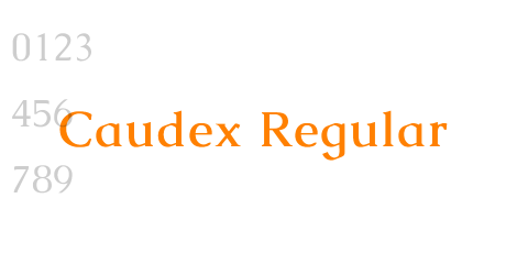 Caudex Regular