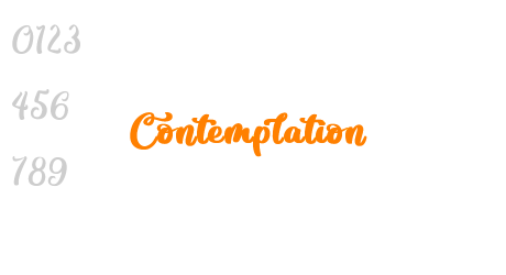 Contemplation
