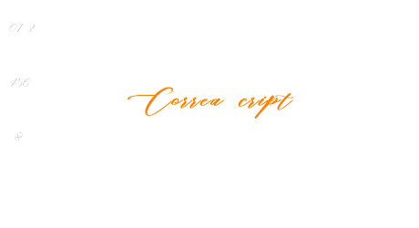 Correa Script