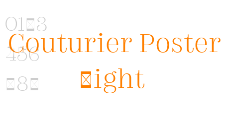 Couturier Poster Light