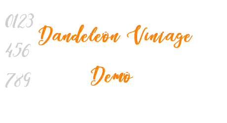 Dandeleon Vintage Demo