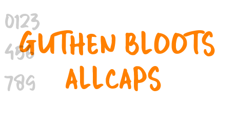 GUTHEN BLOOTS ALLCAPS