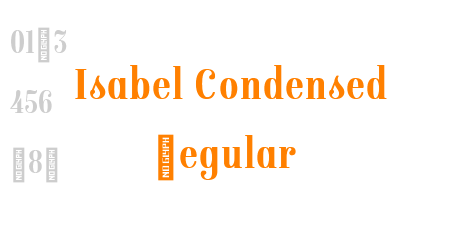 Isabel Condensed Regular