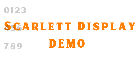 Scarlett Display DEMO