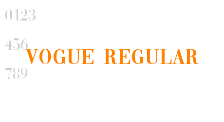 Vogue Regular