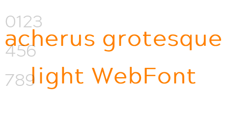 acherus grotesque light WebFont