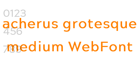 acherus grotesque medium WebFont