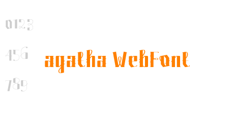 agatha WebFont