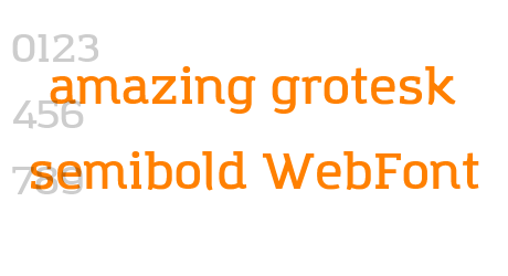 amazing grotesk semibold WebFont