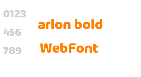 arlon bold WebFont