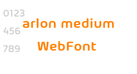 arlon medium WebFont