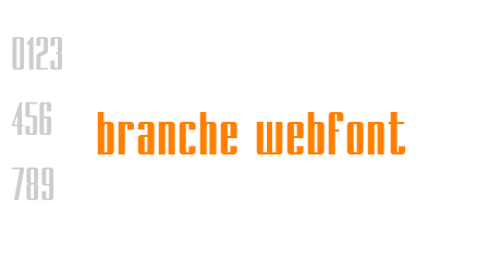 branche webfont