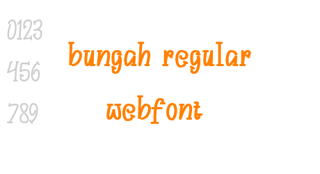 bungah regular webfont