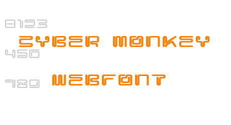 cyber monkey WebFont