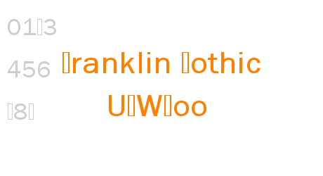 Franklin Gothic URWHea