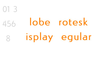 Globe Grotesk Display Regular