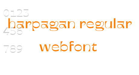 harpagan regular webfont