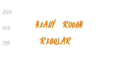 Heady Rough Regular