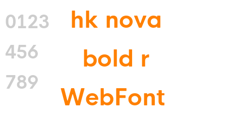 hk nova bold r WebFont