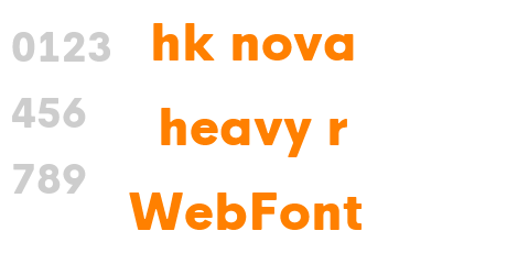 hk nova heavy r WebFont