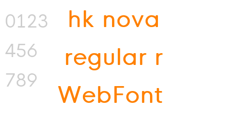 hk nova regular r WebFont