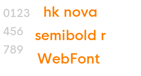 hk nova semibold r WebFont