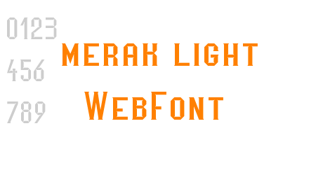 merak light WebFont