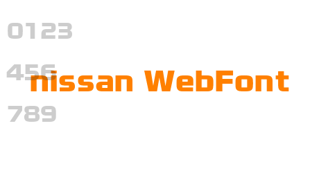 nissan WebFont