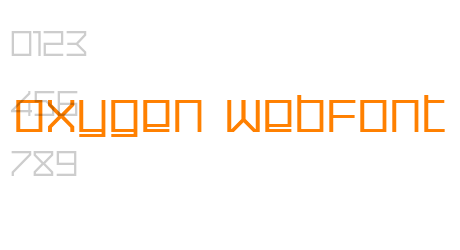 oxygen WebFont