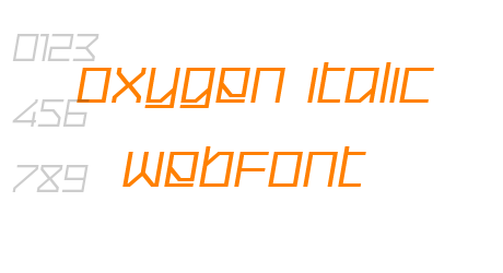 oxygen italic WebFont