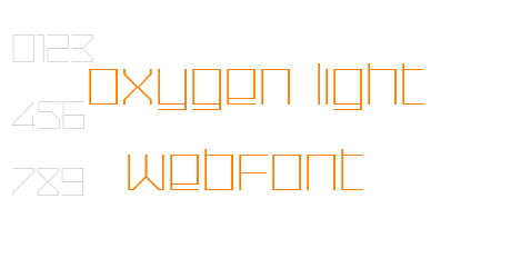 oxygen light WebFont