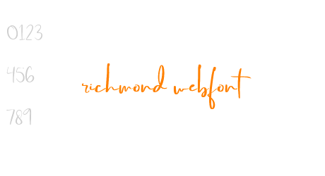 richmond webfont