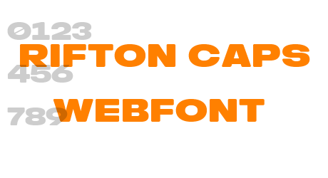 rifton caps webfont