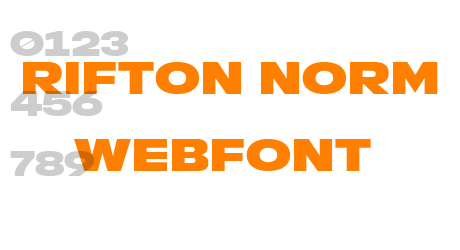 rifton norm webfont