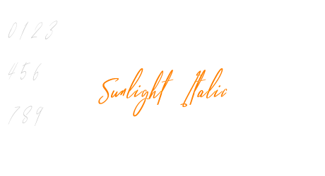 Sunlight Italic
