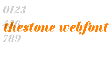 thestone webfont