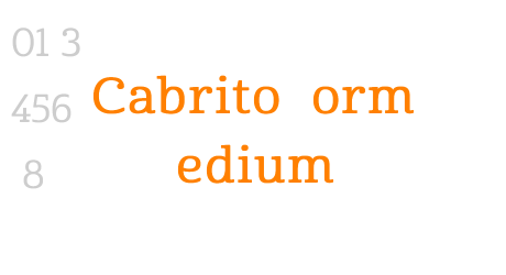 Cabrito Norm Medium